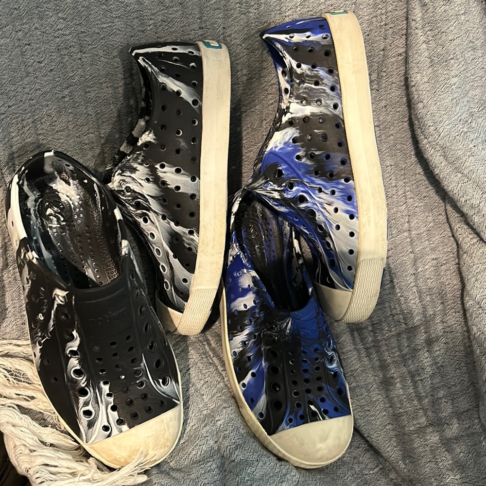 2 pair of Native shoes size 13 C
